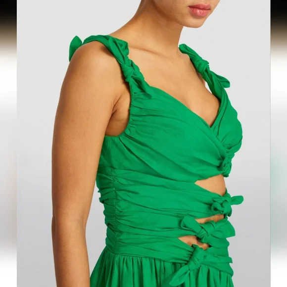 HP💖Zimmermann Tiggy Bow Midi Dress. Size 0P, NWT - Picture 5 of 15